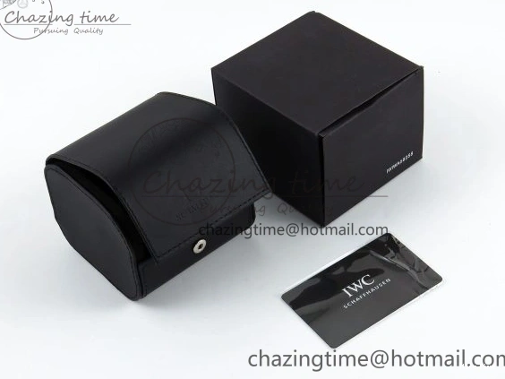 MIROTIME 0217 IWC BLACK LEATHER TRAVEL BOX FreshLook 7085